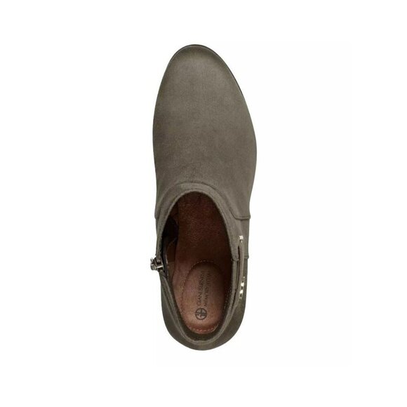 GIANI BERNINI / Artemyssl / Green / Suede /Round Toe / Block Heel / Booties - Picture 3 of 12